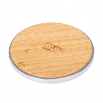 SAP bamboo wireless charger