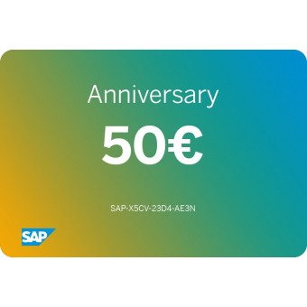 SAP Geschenkkarte Anniversary