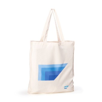 SAP recycelte Baumwolltasche, natur
